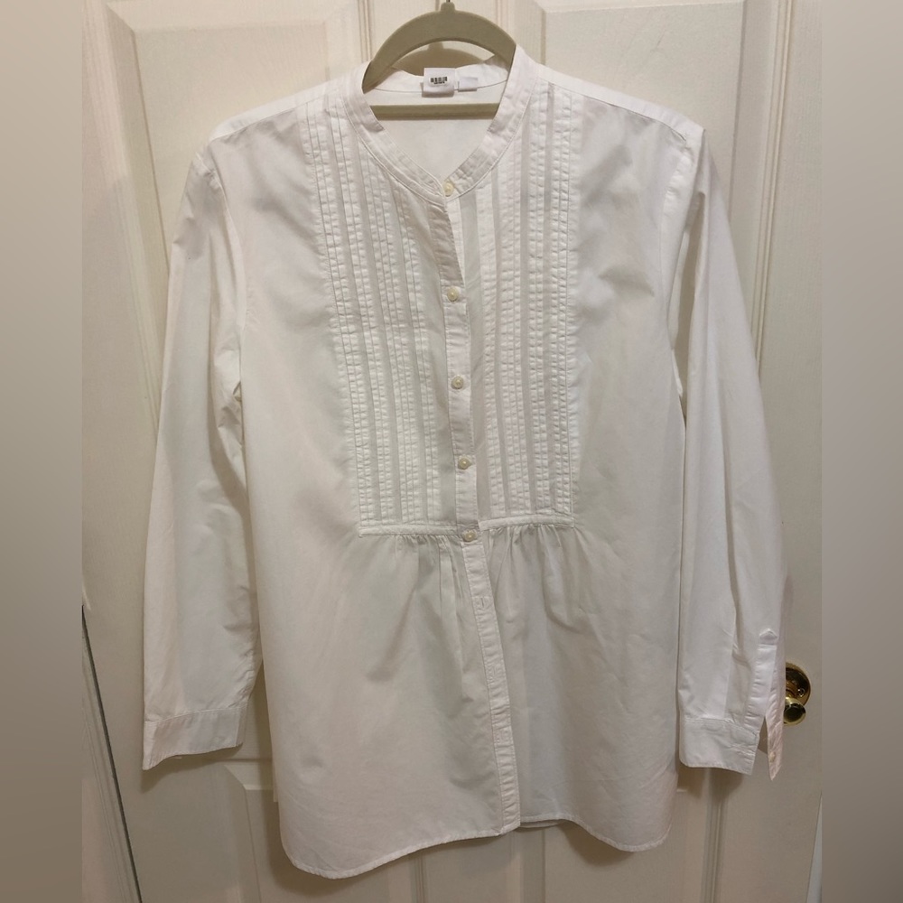 Gap cotton white tailored shirt size medium